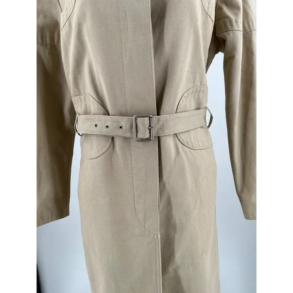 New See By Chloe Ladies Khaki Military Jacket Size 10 - Picture 11 of 12
